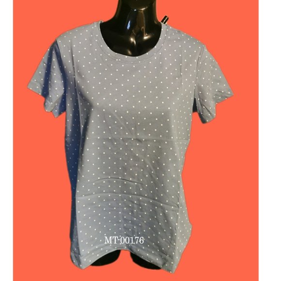 Ecothreads Women's Organic Cotton T-Shirt (Blue) - Picture 1 of 6